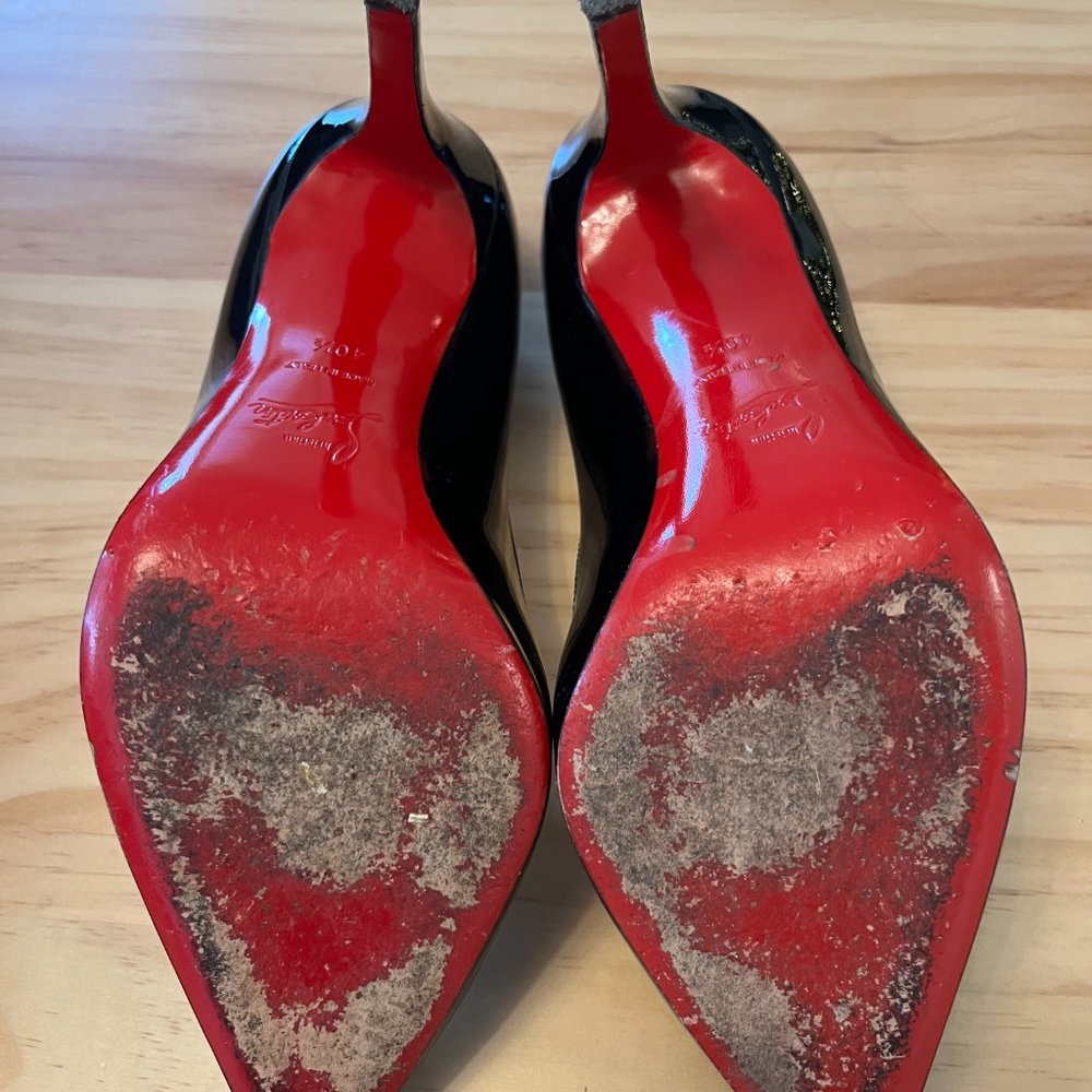 Christian Louboutin  Pigalle 100 mm Pumps - Patent calf leather - Black - Picture 5 of 6